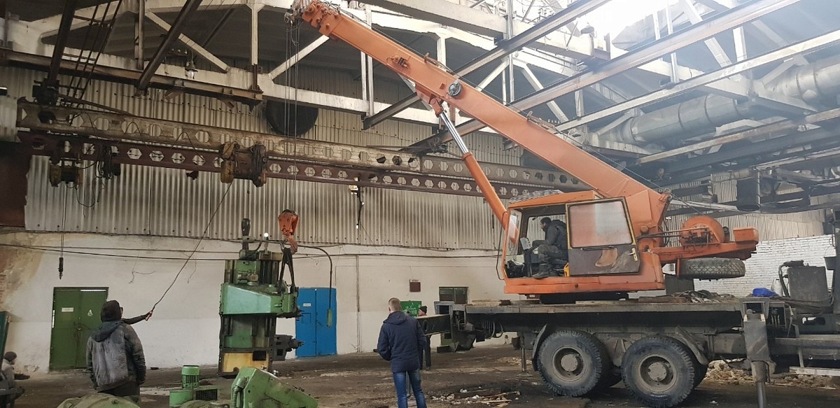 Демонтаж производственного оборудования в Москве